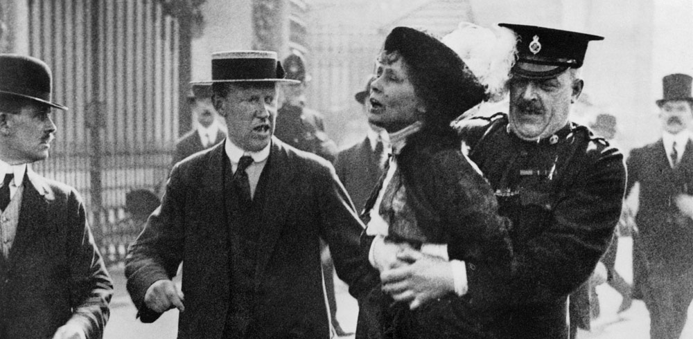 Emmeline Pankhurst - a great subject for a timeline